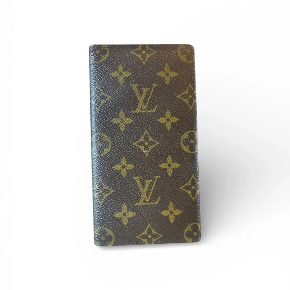Louis Vuitton Monogram Checkbook Cover / Long Wallet Exceptional Condition - Picture 2 of 6